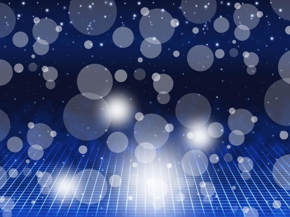 Free Image of Blue Bubbles Background Means Floating Circles And Brightness  