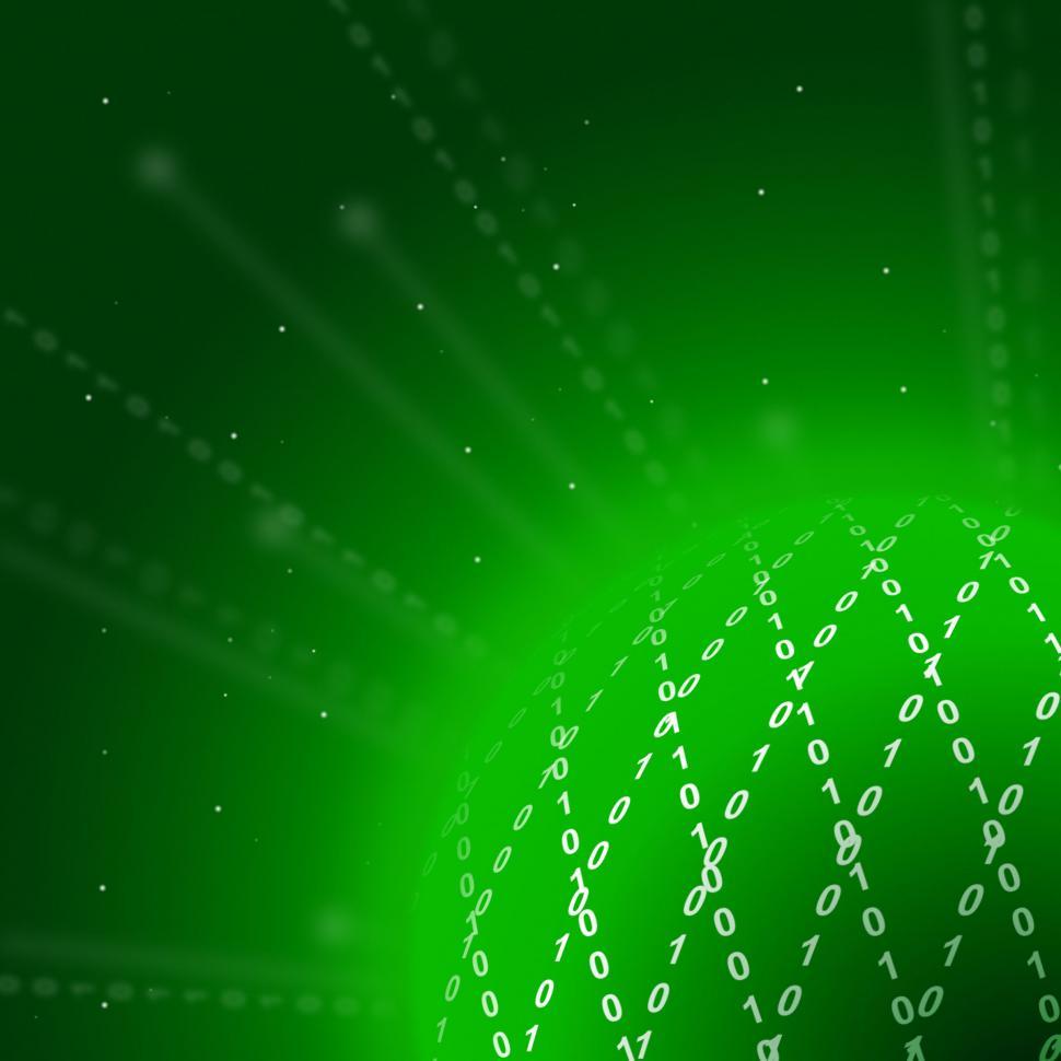 Free Image of Zero One Background Shows 0101 Internet And Network  