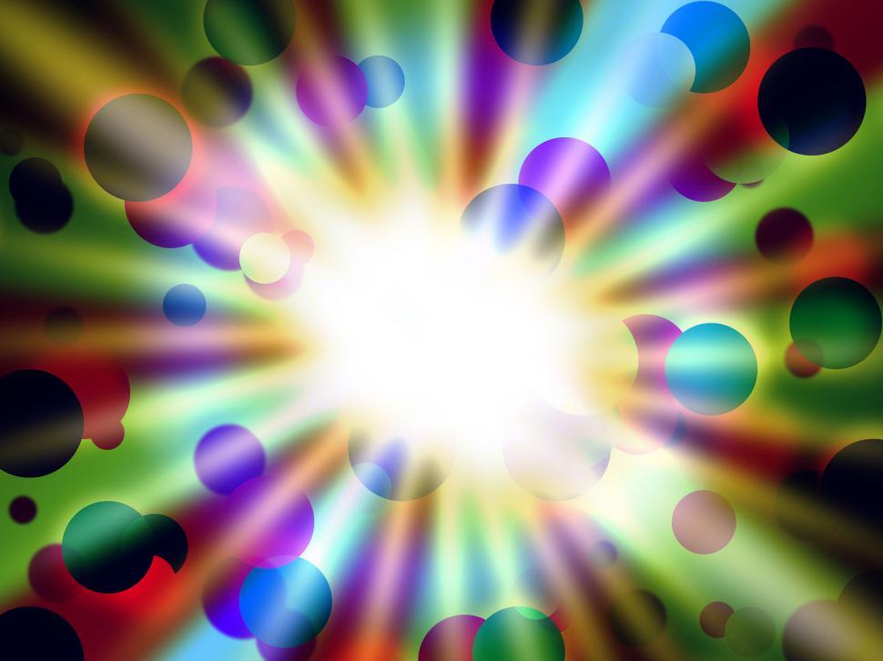 Free Image of Brilliant Dots Background Shows Round Shapes And Light  