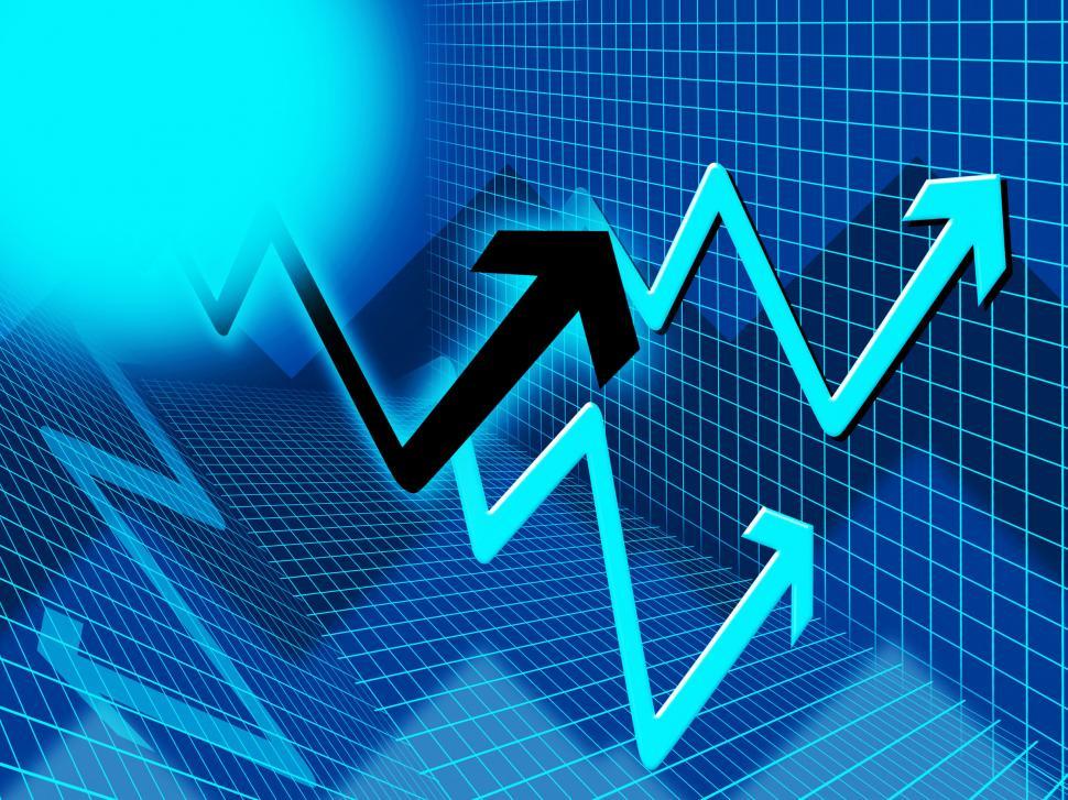 Free Image of Arrows Background Means Graph And Displaying Information  