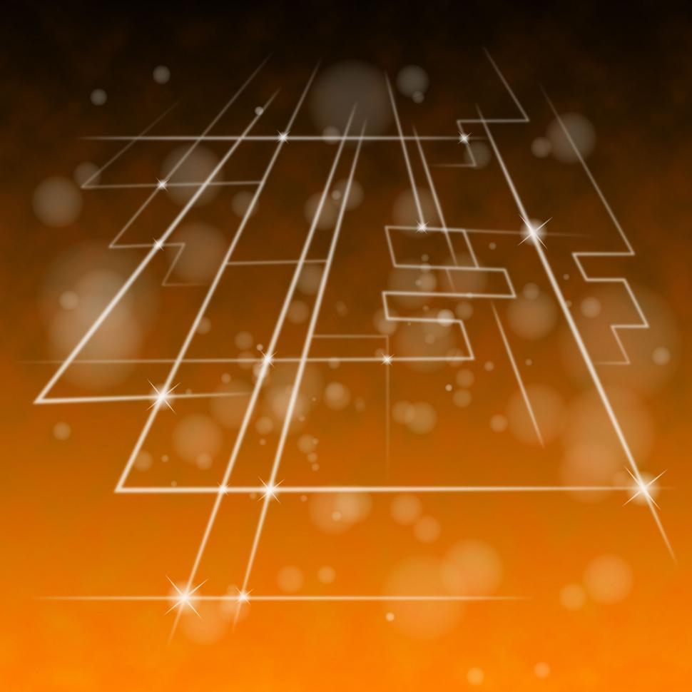 Free Image of Laser Circuit Background Shows Illuminated Circuit Or Electronic 