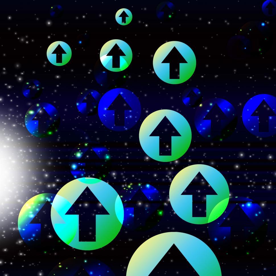Free Image of Arrows Space Background Shows Direction And Forces  