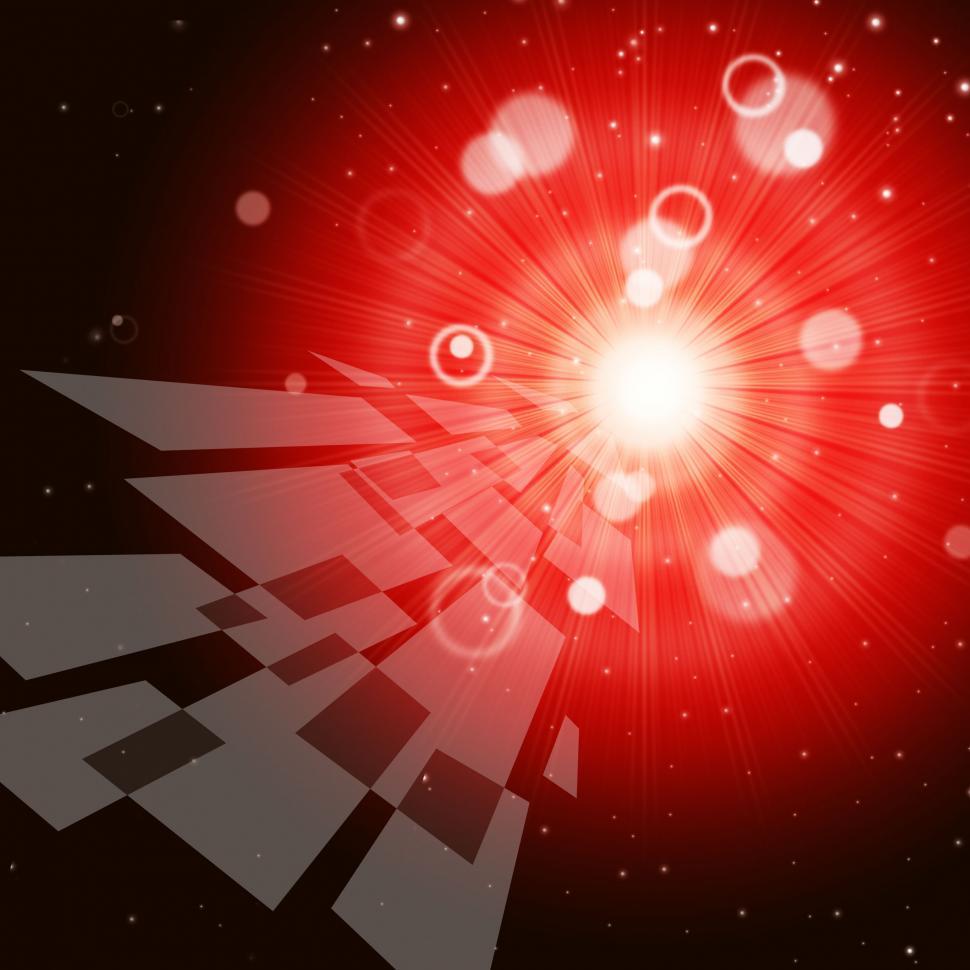 Free Image of Red Sun Background Means Brightness Space And Solar System   