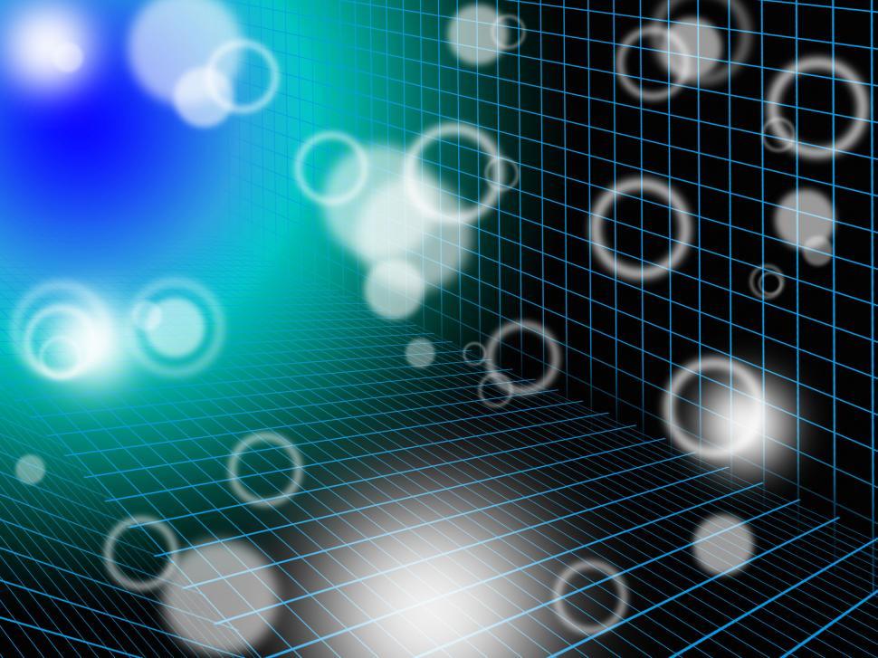 Free Image of Green Bubbles Background Means Grid Round And Brightness  