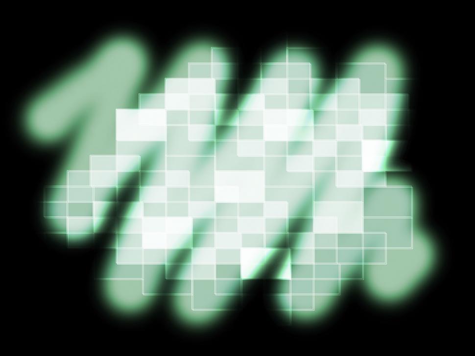 Free Image of Blurry Pixel Pattern Shows Glowing Blurry Or Reflection  