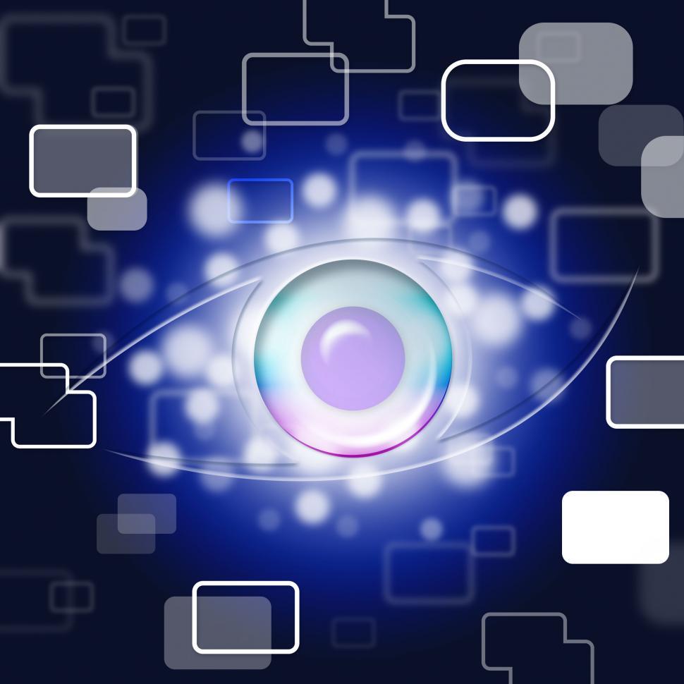 Free Image of Eye Background Means Notice Observe And Seeing  
