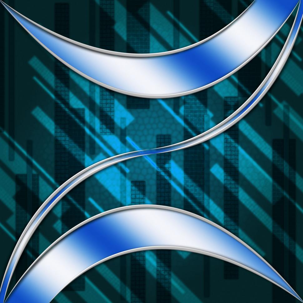 Free Image of Blue Leaves Background Means Plant Growth And Rectangles  