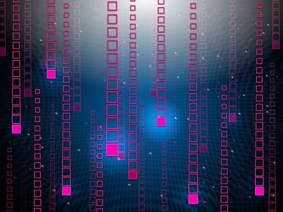 Free Image of Squares Background Shows Technology Code And Data   