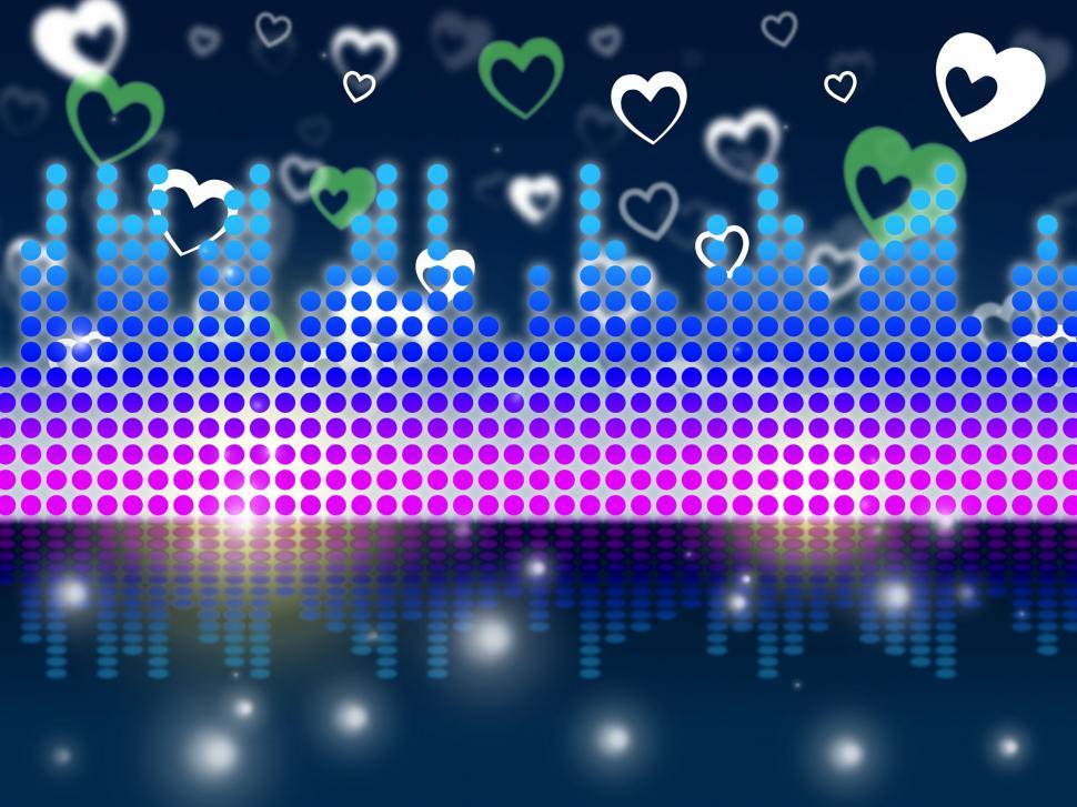 Free Image of Soundwaves Background Means DJ Singer Or Instruments  