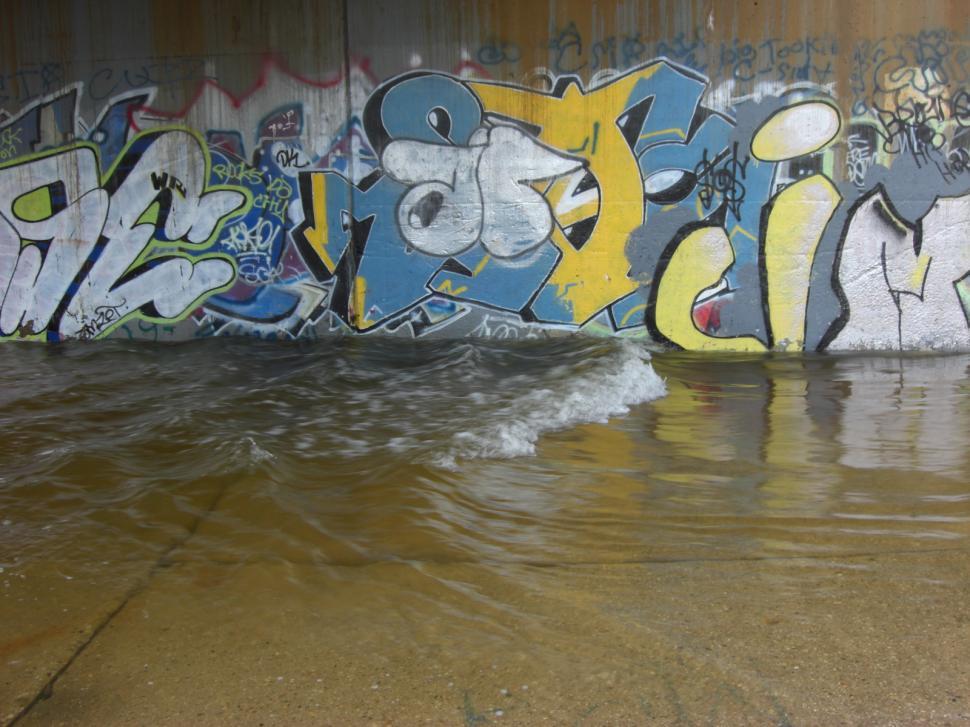 Free Image of Graffiti Under a Bridge 