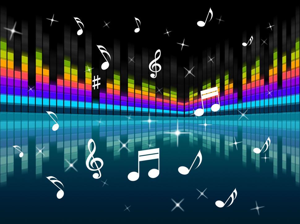 Free Image of Music Background Means Harmony DJ Or Instruments  