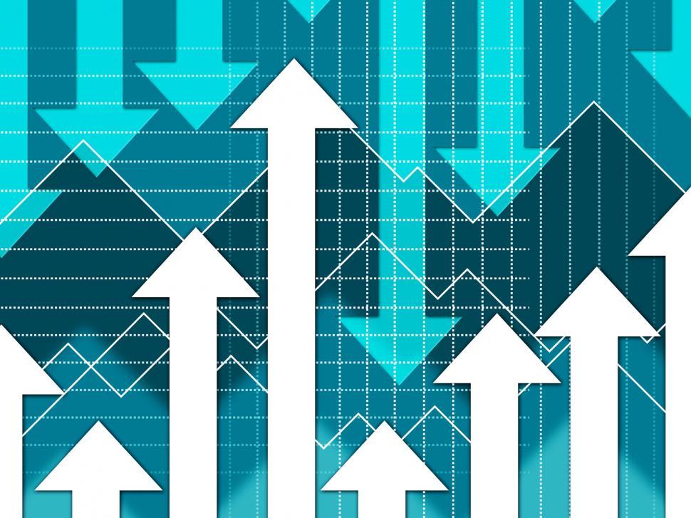 Free Image of Arrows Spikes Background Means Graph Visual And Information  