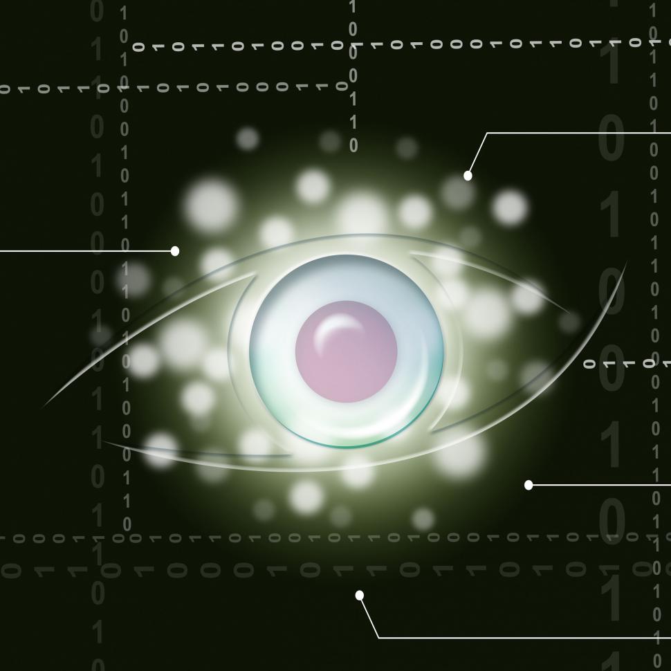 Free Image of Eye Background Means Glance Examine Or Watch  