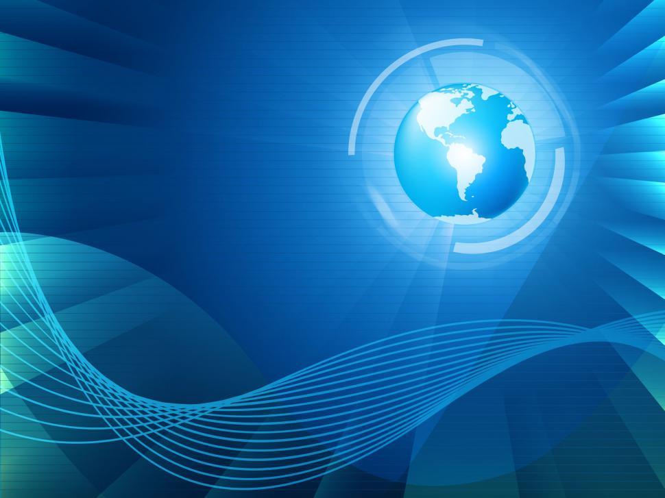Free Image of Earth Background Means Global Communications Or Connections  