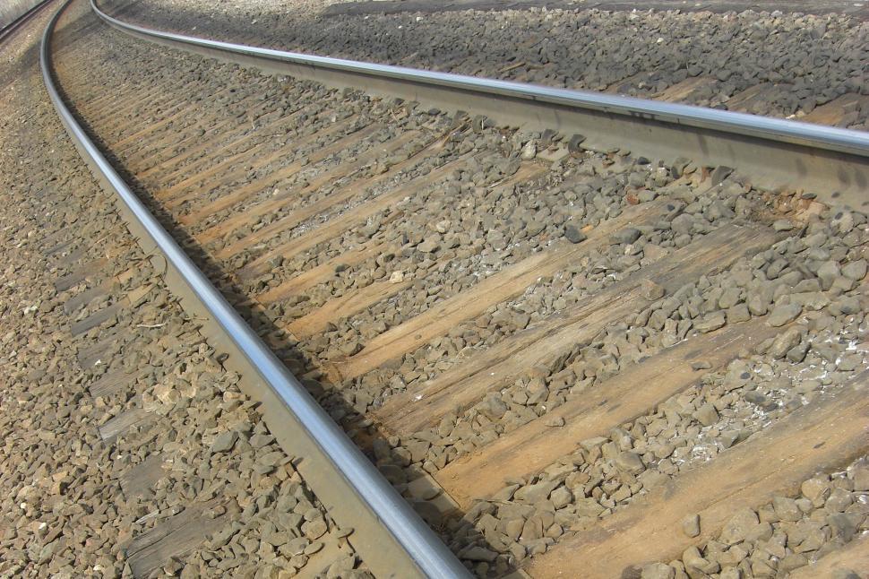 Free Image of Railroad Track Perspective 