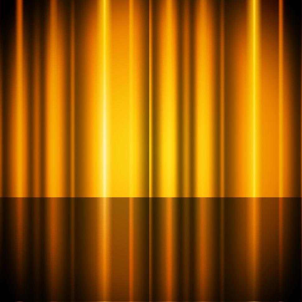 Free Image of Yellow Curtains Background Shows Stage And Acting  