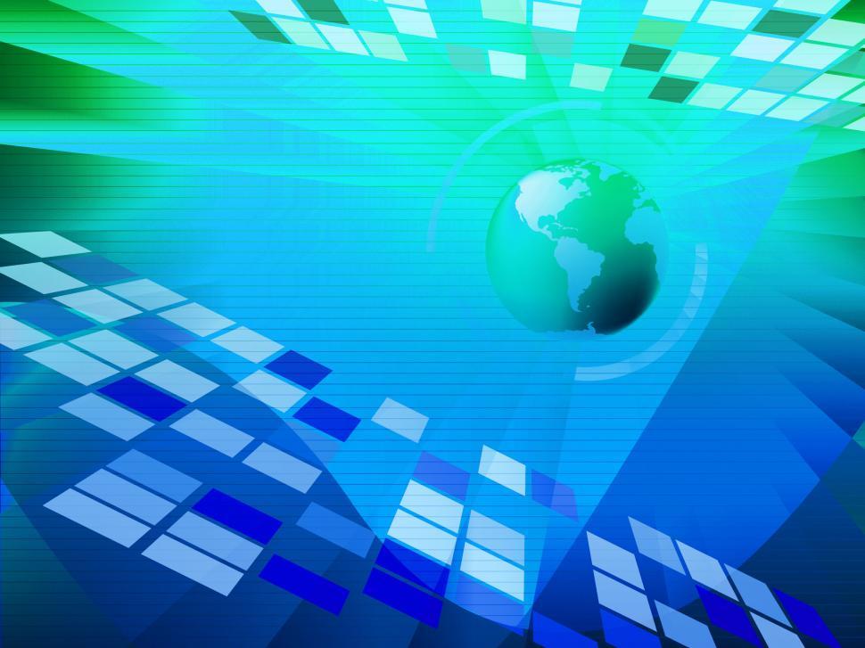 Free Image of Earth Background Shows Global Digital Art Or Design  