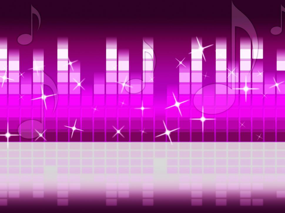 Free Image of Pink Music Background Means Singing Jazz And Piece  