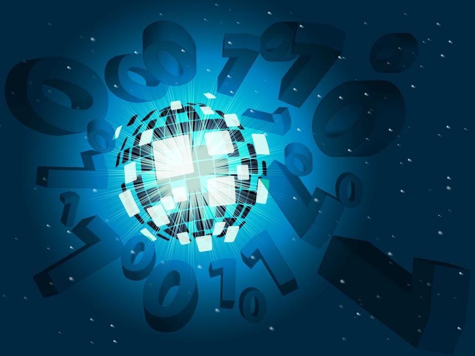 Free Image of Zero One Background Means Binary Matrix And Information  