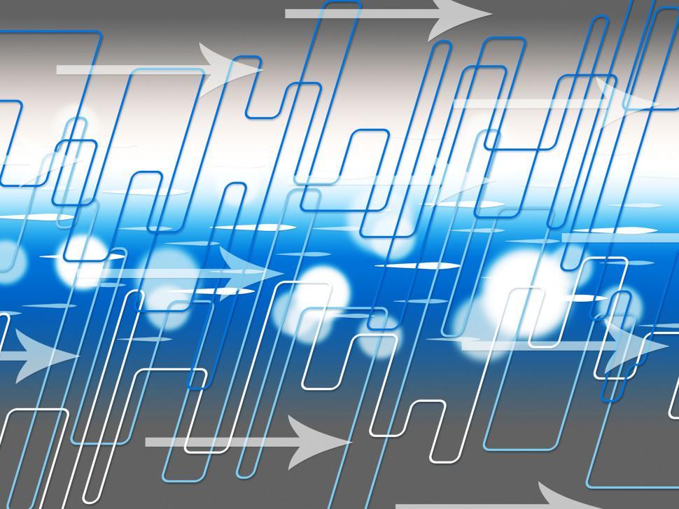 Free Image of Blue Arrows Background Means Sending Data And Web  