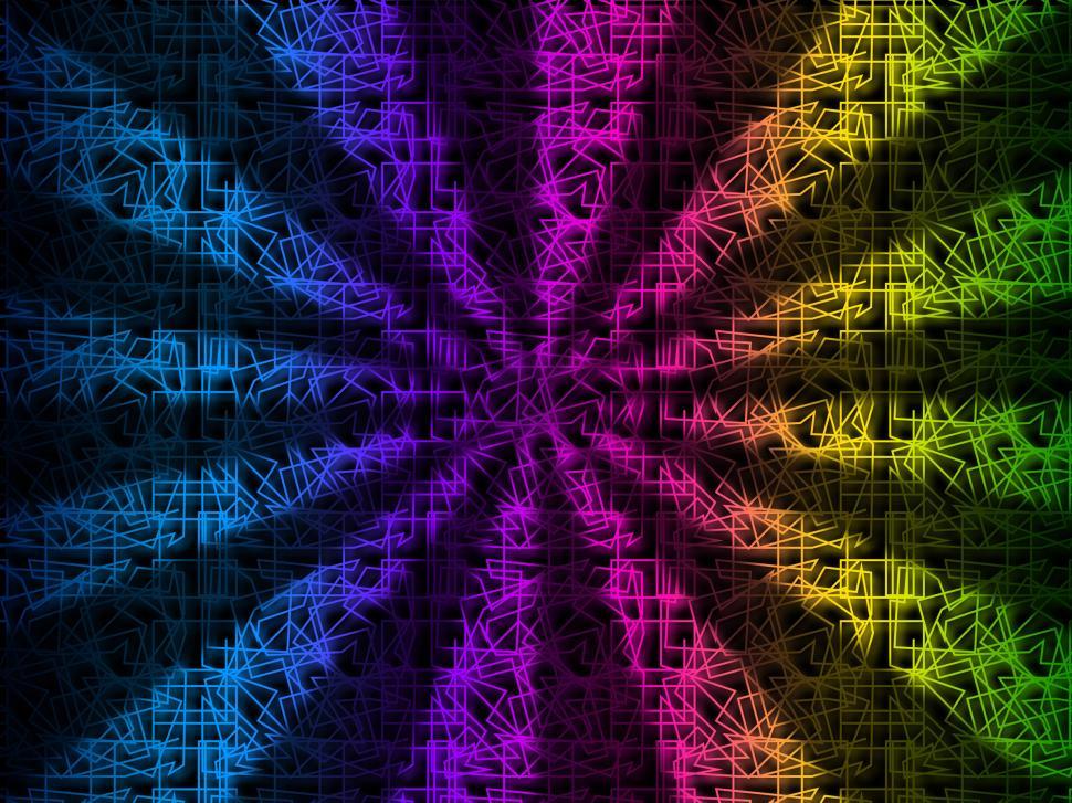 Free Image of Colorful Rays Background Shows Rainbow Light Beams  
