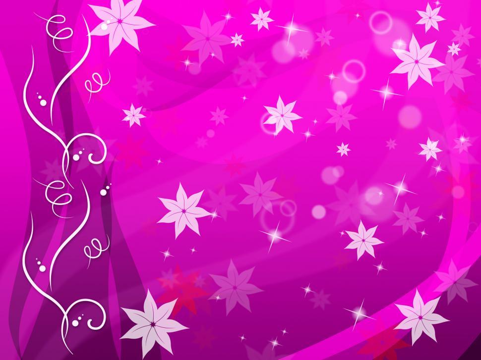 Free Image of Purple Floral Background Means Pretty Plants And Flowers  