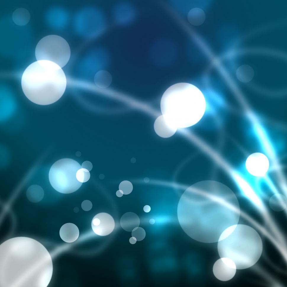 Free Image of Blue Dots Background Means Luminescent Round Drops  