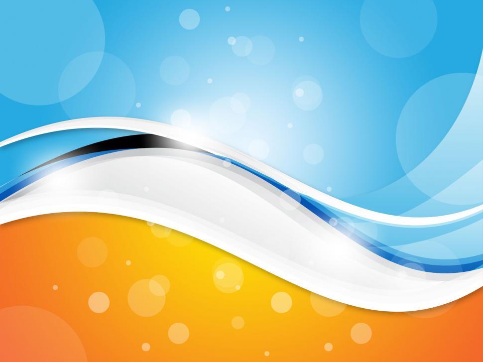 Free Image of Colourful Wave Background Shows Wavy Design Artwork  
