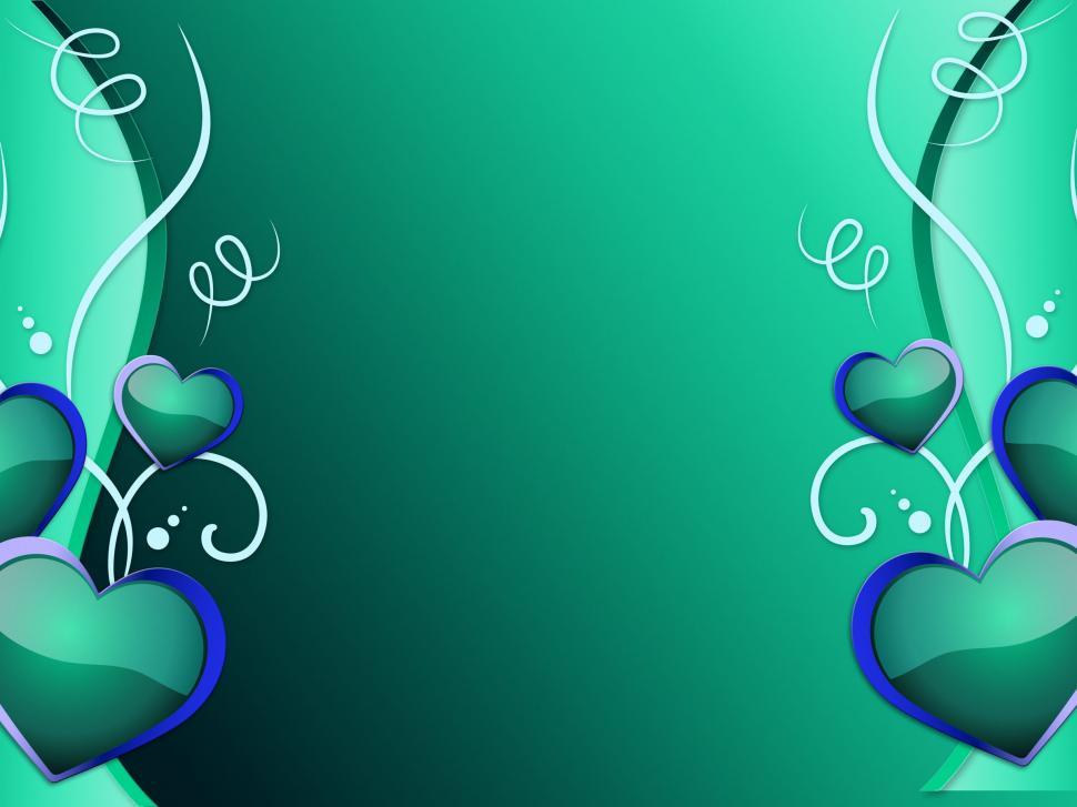 Free Image of Hearts Background Means Anniversary  Marriage Or Couples  