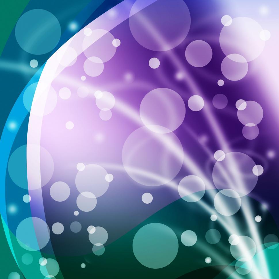 Free Image of Bubbles And Streaks Background Means Light Dots And Lines  