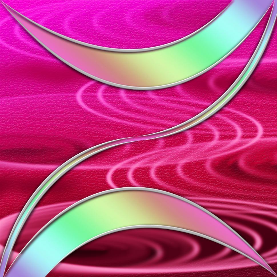 Free Image of Pink Leaves Background Means Cresent Shapes And Ripples  