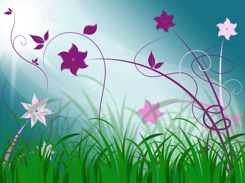 Free Image of Elegant Floral Background Means Spring Season Or Botanical Decor 