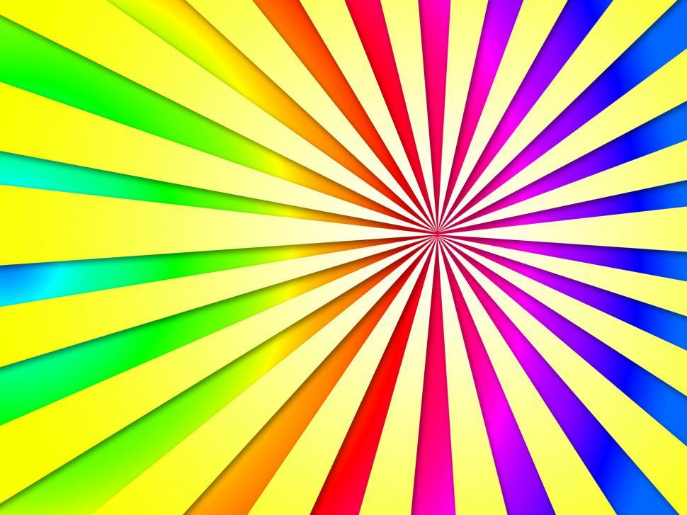Free Image of Colourful Dizzy Striped Tunnel Background Shows Dizzy Illustrati 