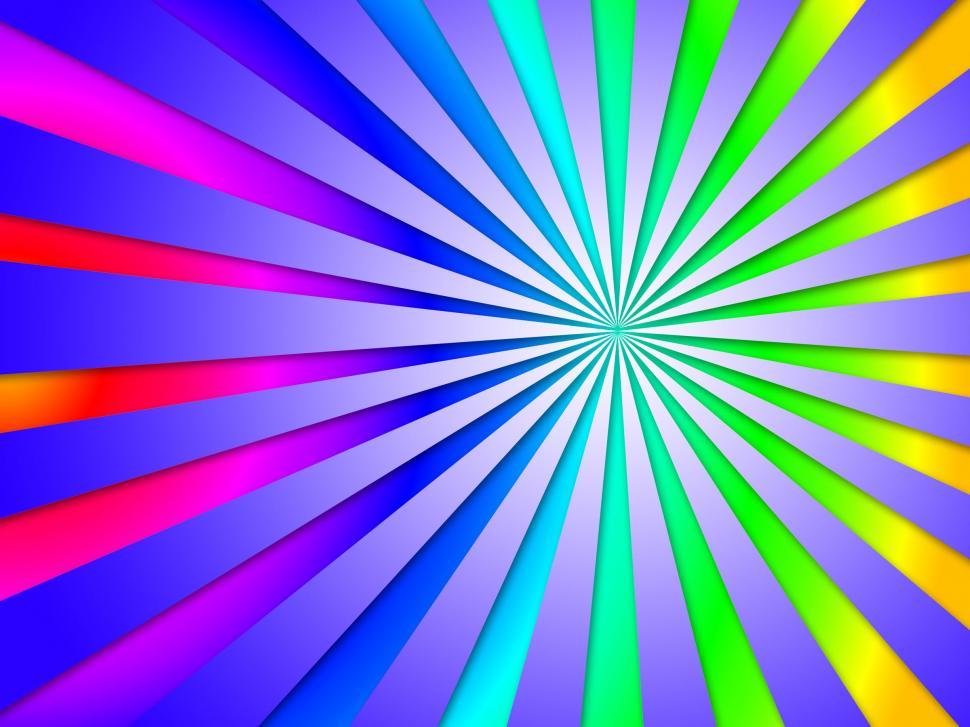 Free Image of Colourful Dizzy Striped Tunnel Background Means Dizzy Abstractio 