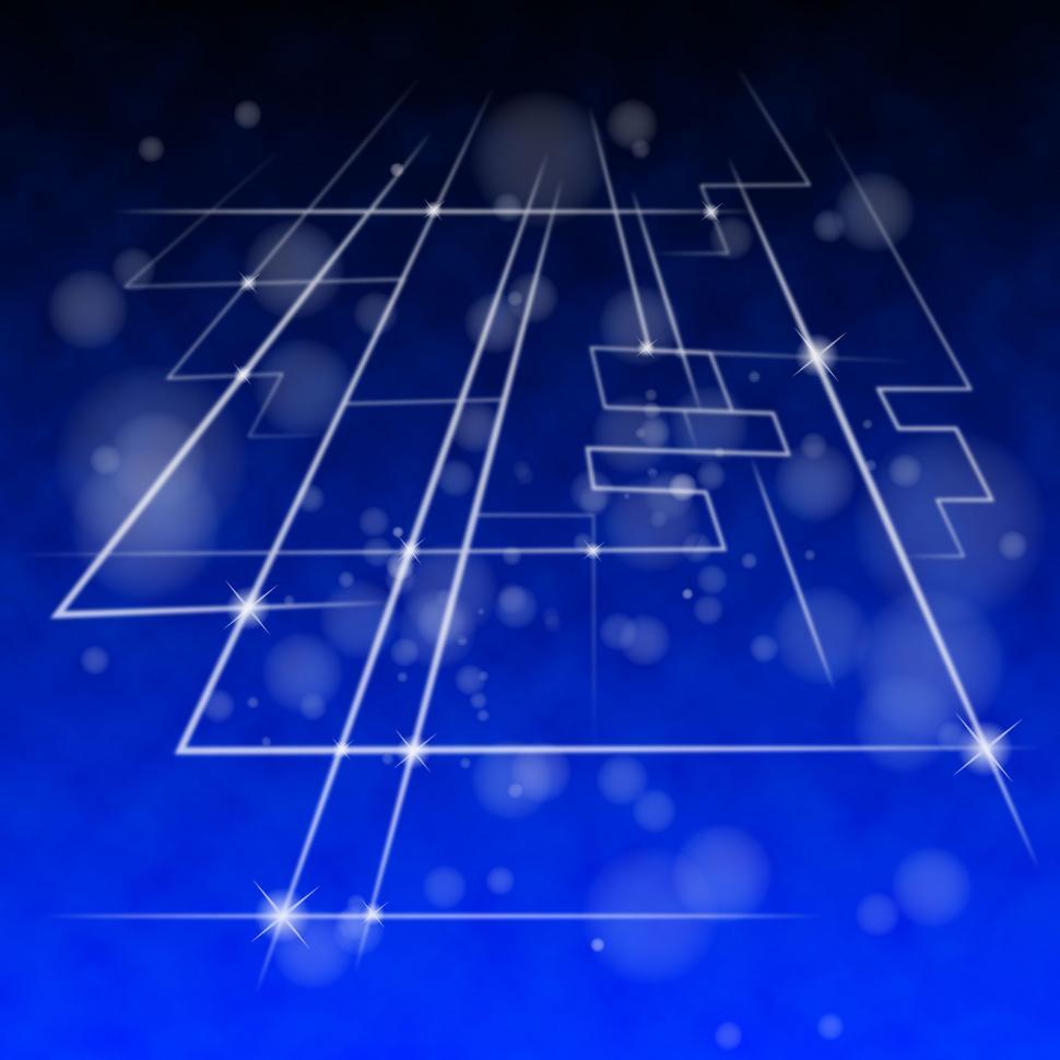 Free Image of Laser Circuit Background Shows Illuminated Circuit Or Electronic 