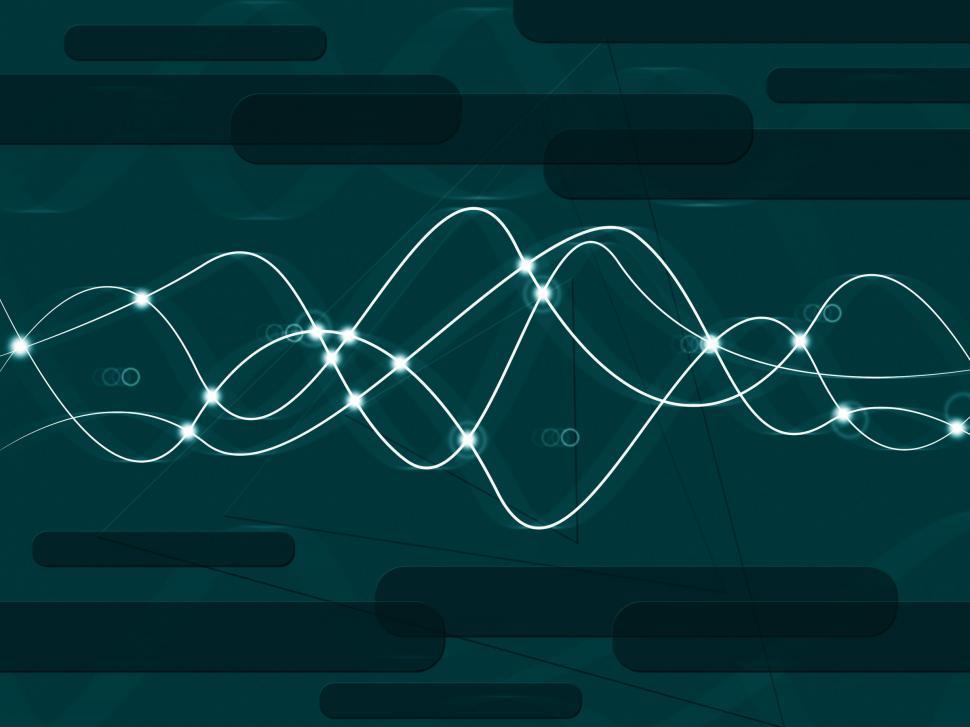 Free Image of Green Double Helix Background Shows DNA Make-Up And Biological  