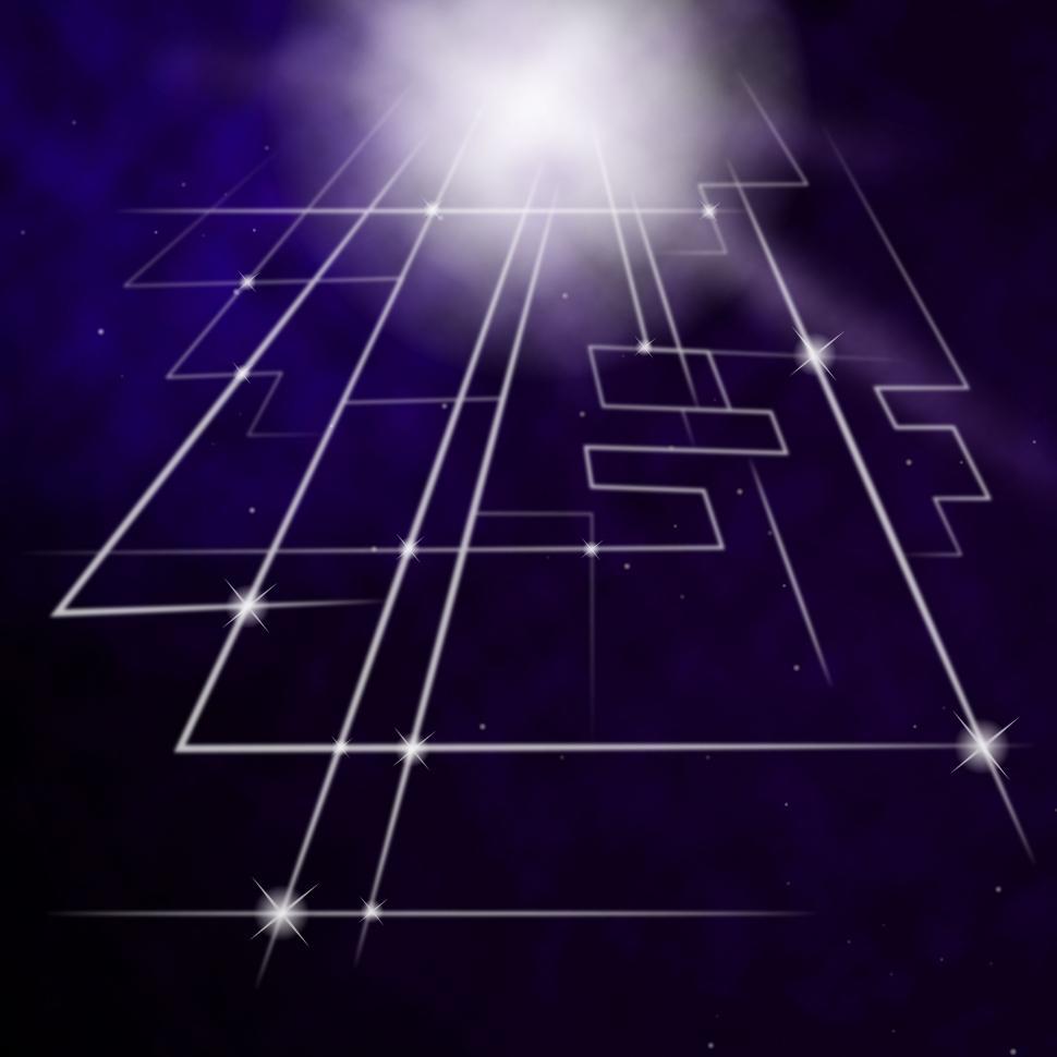 Free Image of Laser Circuit Background Shows Neon Lines Or Bright Design  