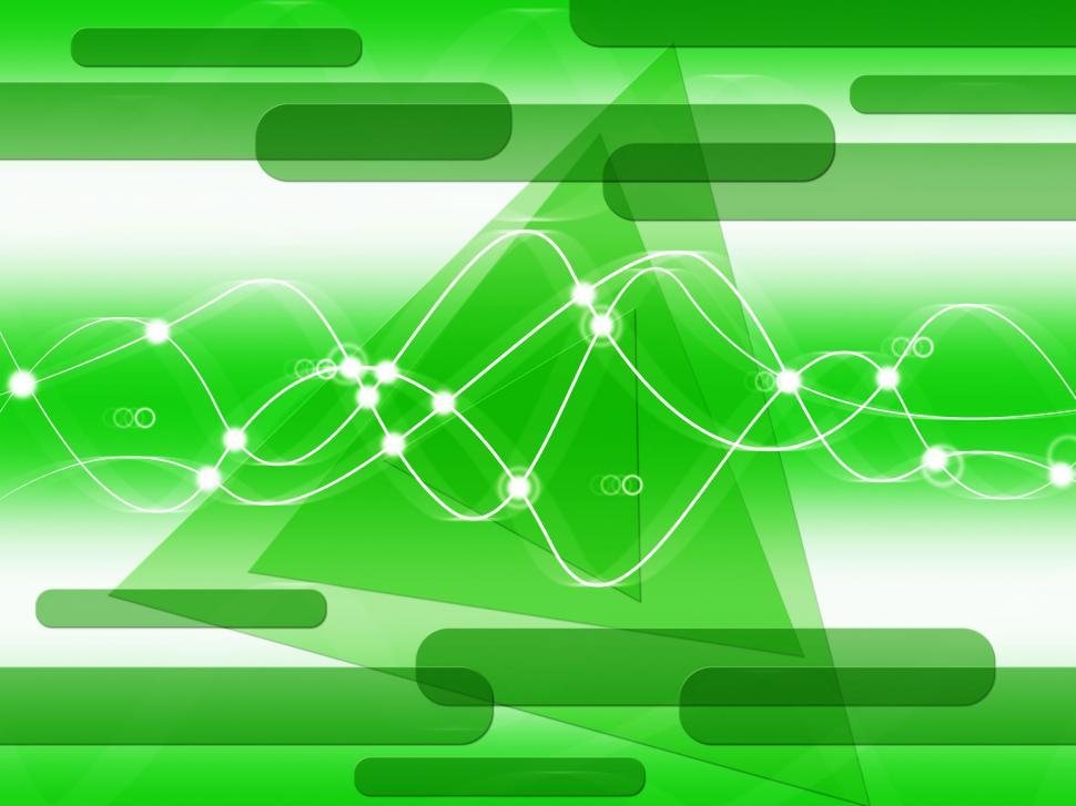 Free Image of Green Double Helix Background Shows DNA Make-Up And Biological  