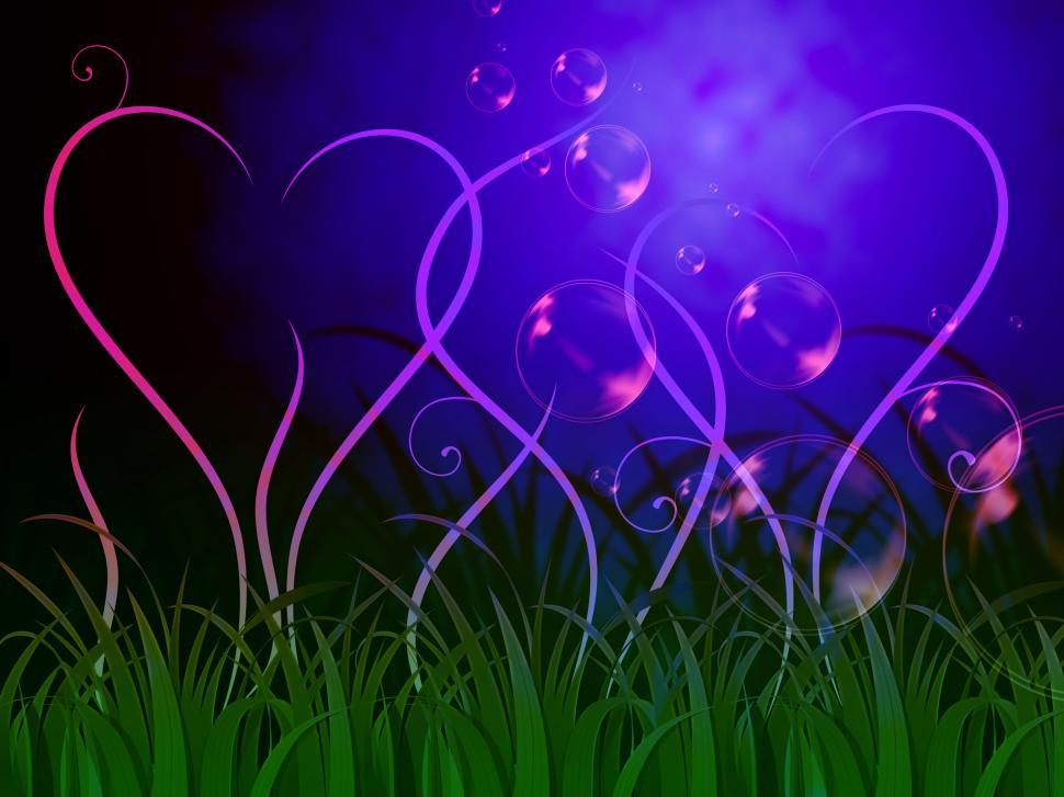 Free Image of Grass Heart Background Means Lovely Ecosystem Or Nature  