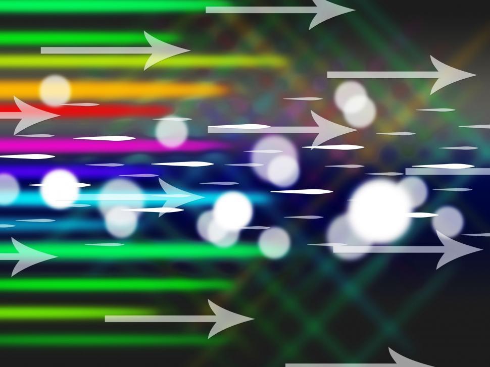 Free Image of Colorful Arrows Background Means Net Traffic And Bytes  