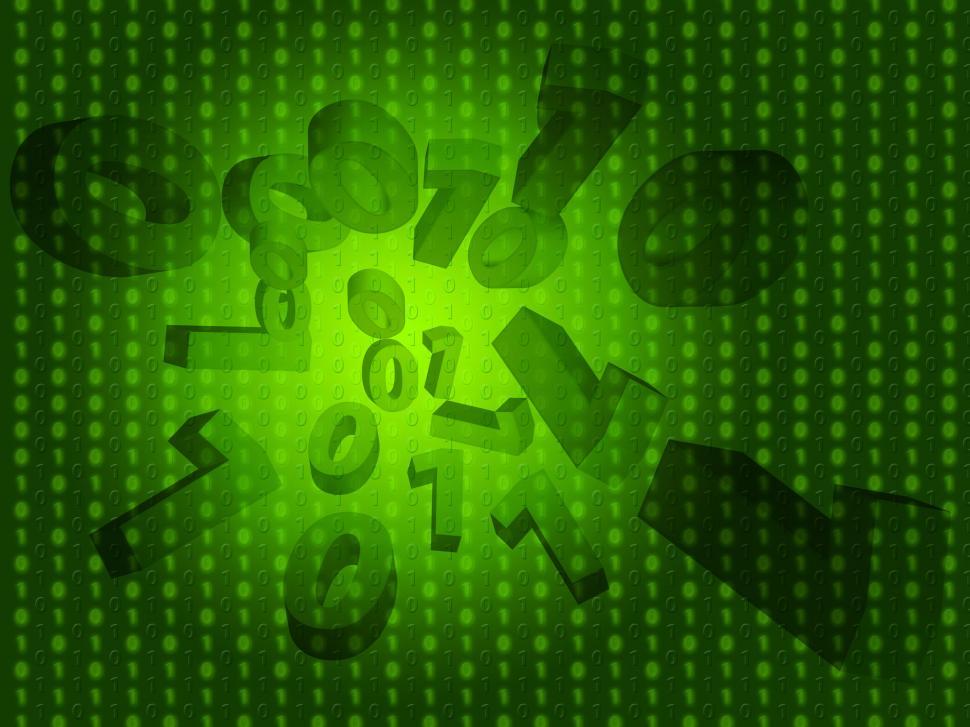Free Image of Zero One Background Means Binary Programming And Technology  