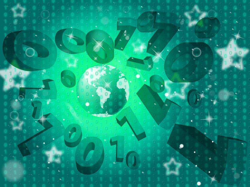 Free Image of Zero One Background Means Programming Communications And Compute 