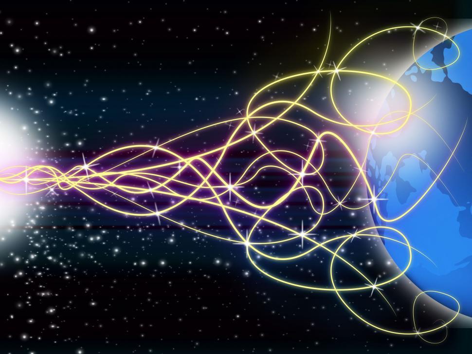 Free Image of Squiggles Pattern Means Swirly Lines And Earth  