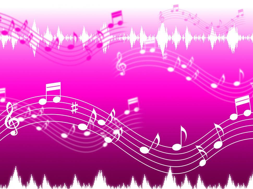 Free Image of Pink Music Background Shows Rap Rock Or RandB  