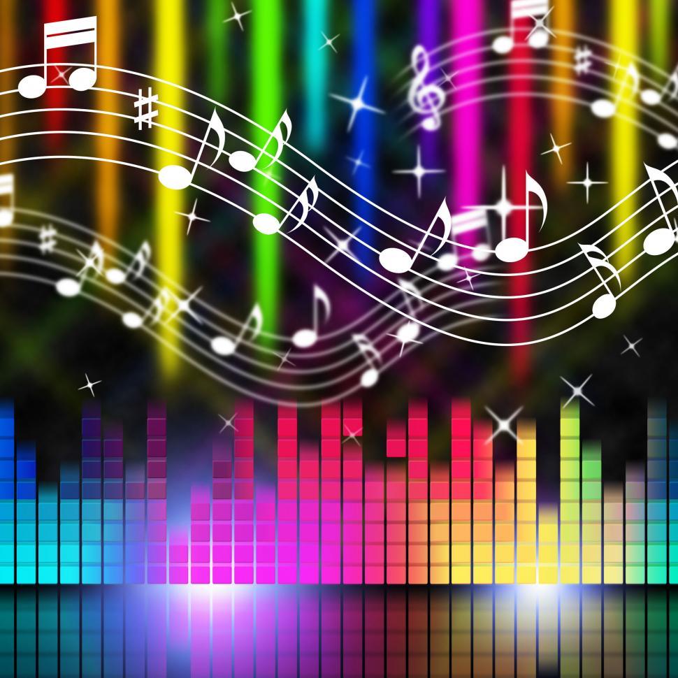 Free Image of Music Background Means Playing Singing And Musical  