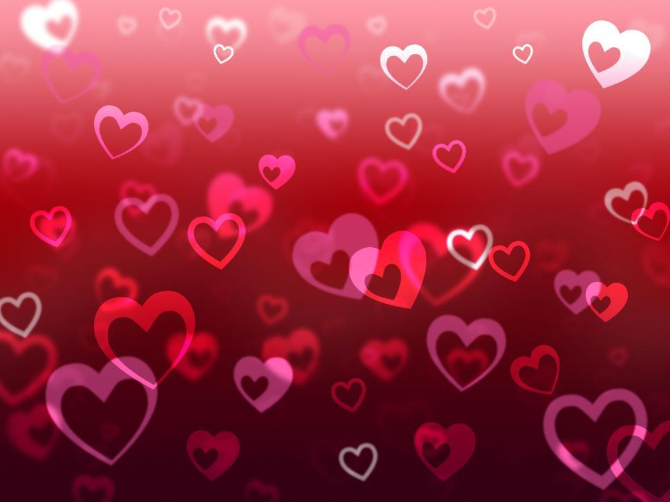 Free Image of Hearts Background Means Love Adore And Friendship  