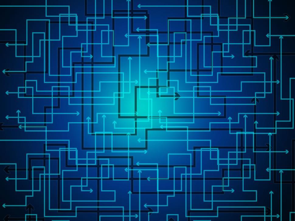 Free Image of Intertwined Arrows Background Shows Futuristic Wallpaper Or Tech 