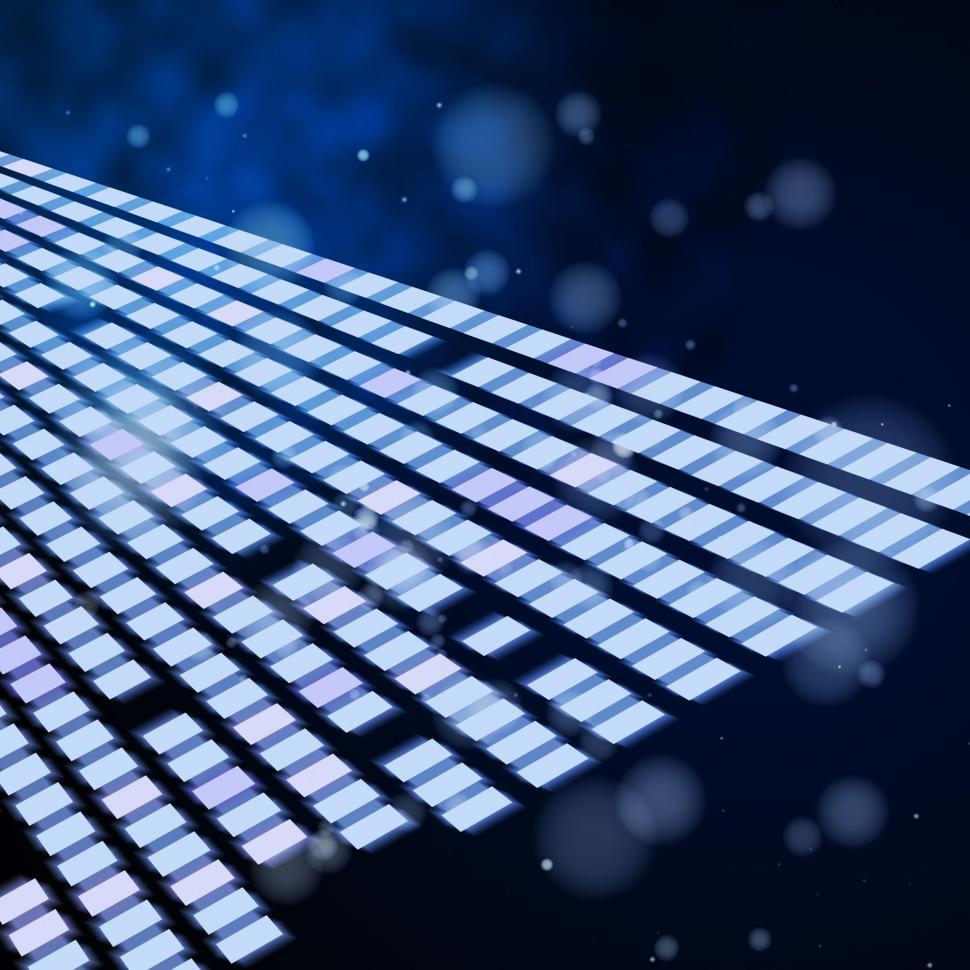 Free Image of Square Grid Background Shows Lightning Rectangles Or Virtual Squ 