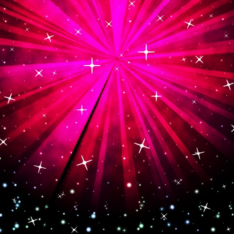 Free Image of Pink Sky Background Shows Dazzling Stars And Luminous  