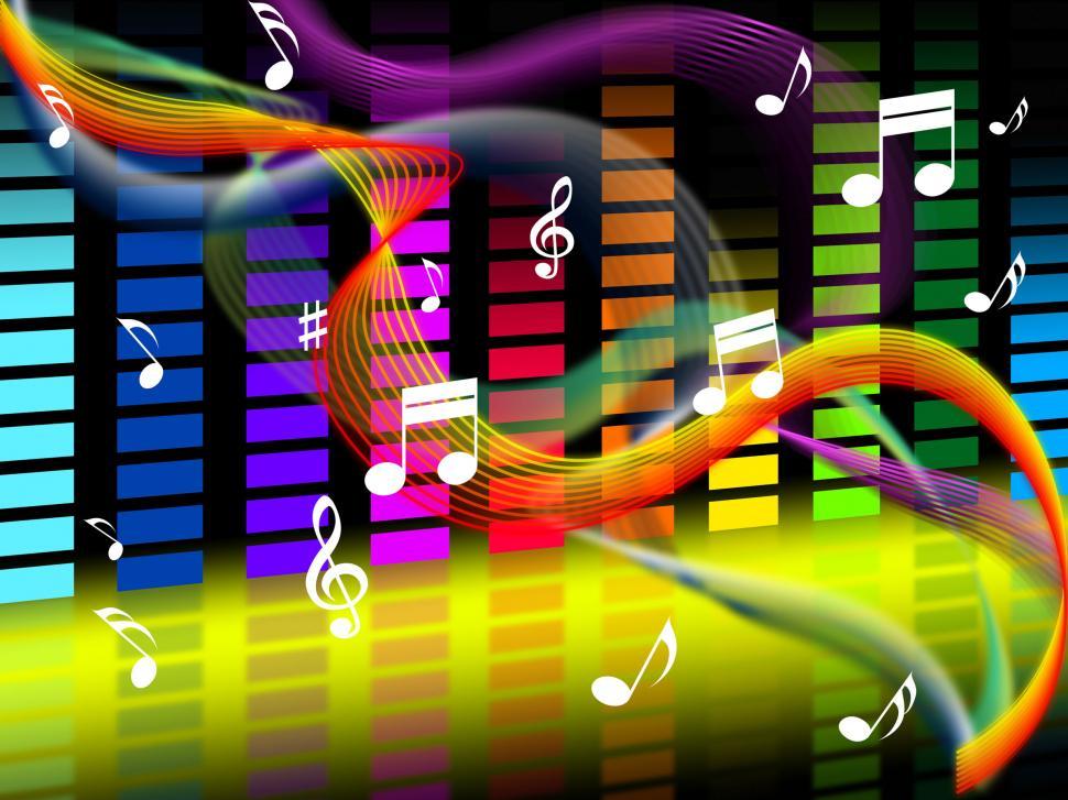 Free Image of Music Background Shows Tune Jazz Or Classical  